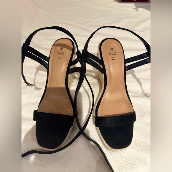 Call It Spring Ankle Strap Wedges - Picture 1 of 3